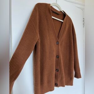 Jenni Kayne - Cashmere Cocoon Cardigan in Cinnamon XS